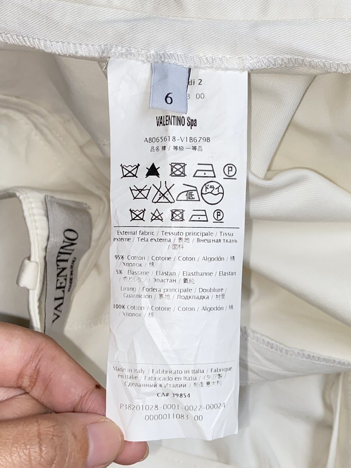Valentino VALENTINO White Long Pants Size US 27 - 15 Thumbnail