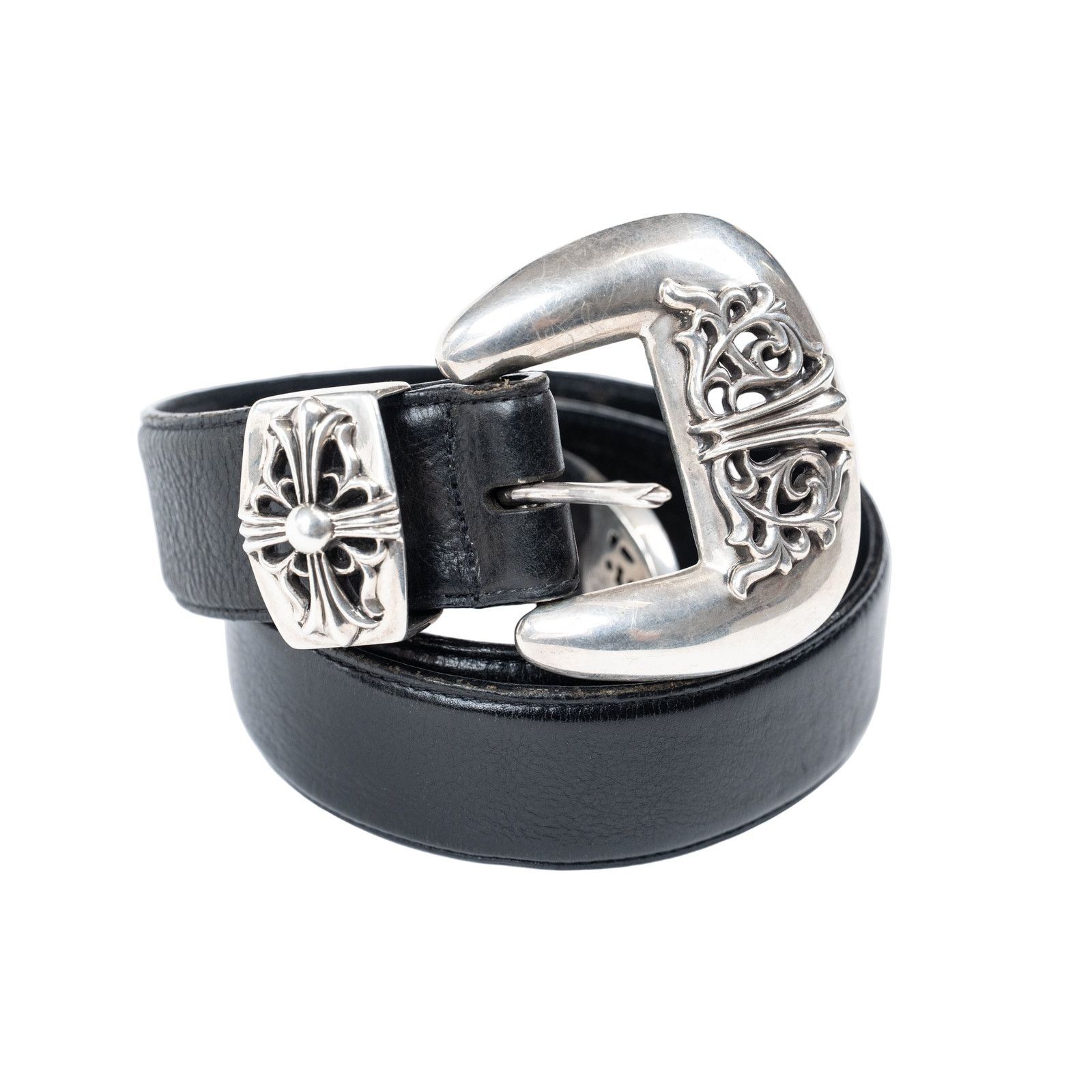 Chrome Hearts Silver Vine Floral Three-Piece Belt Size 32 - 4 Thumbnail