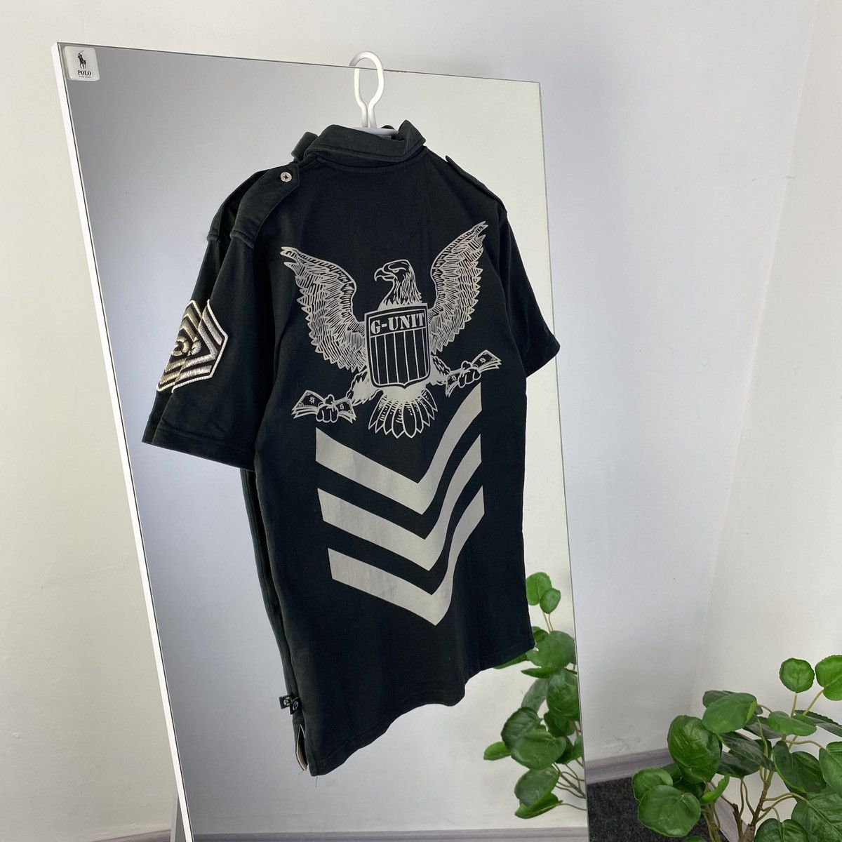G-Unit G-UNIT VINTAGE MILITARY POLO SHIRT RAP Size US S / EU 44-46 / 1 - 1 Thumbnail