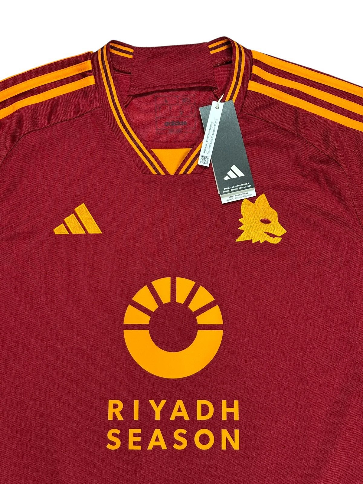 Adidas Roma 2023/24 Dybala Home Jersey Size US L / EU 52-54 / 3 - 5 Thumbnail