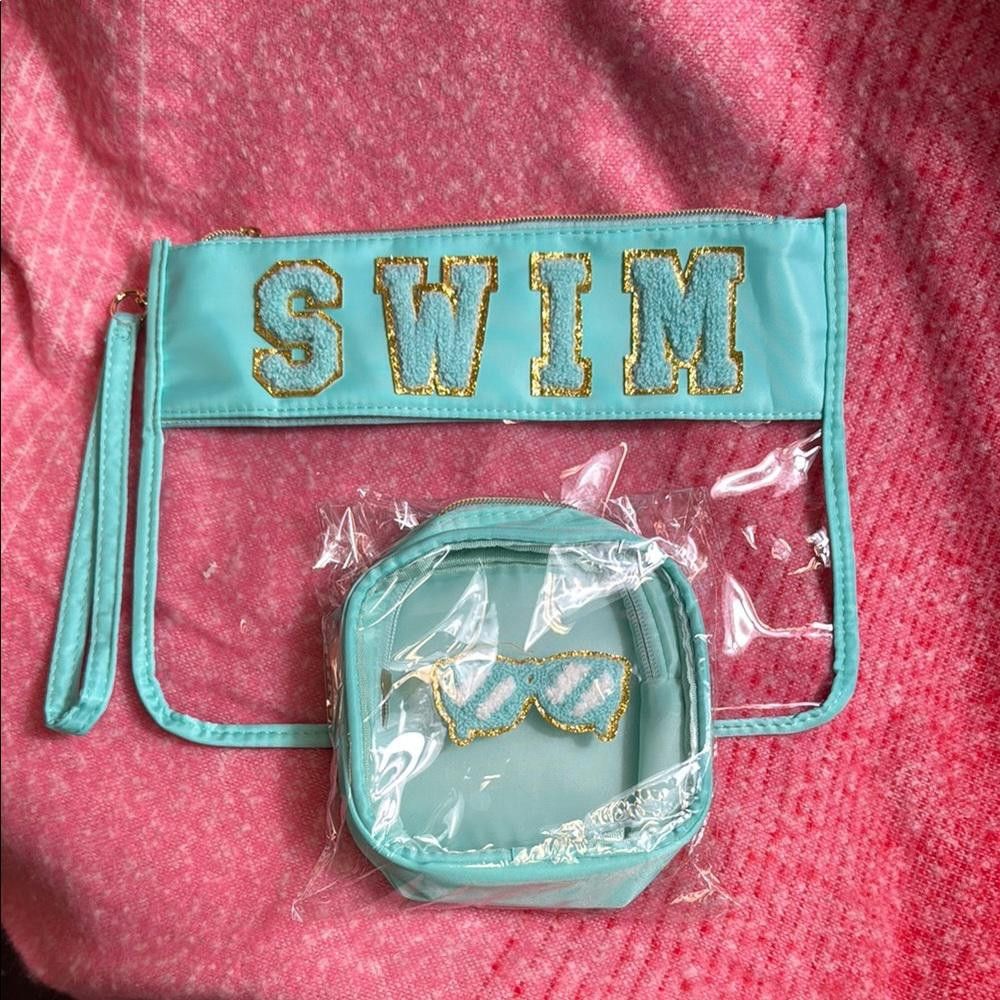 Designer Aqua Swim Pouch Set Size ONE SIZE - 2 Thumbnail