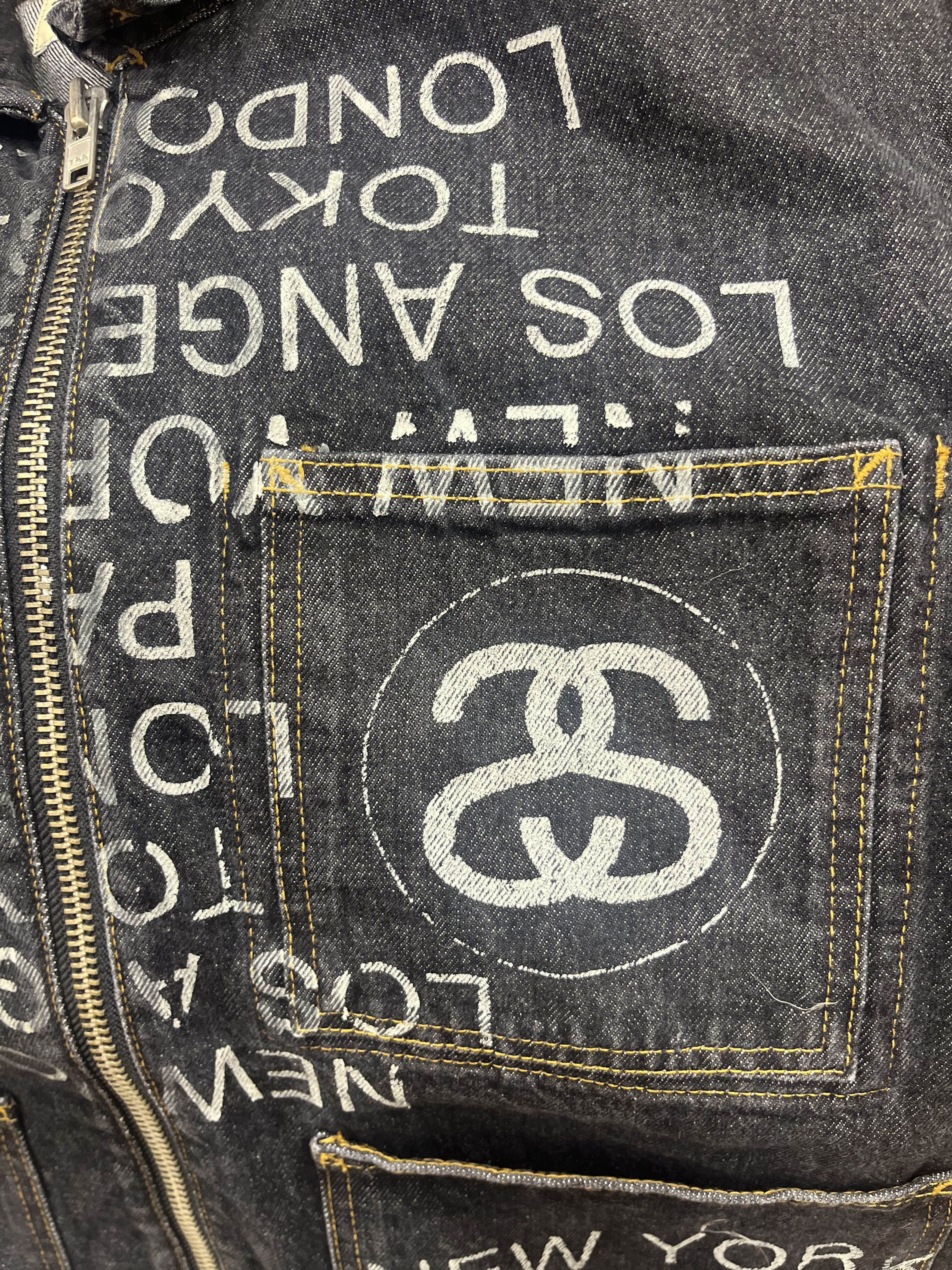 Stussy TRUCKER JACKET DENIM Size US L / EU 52-54 / 3 - 5 Thumbnail