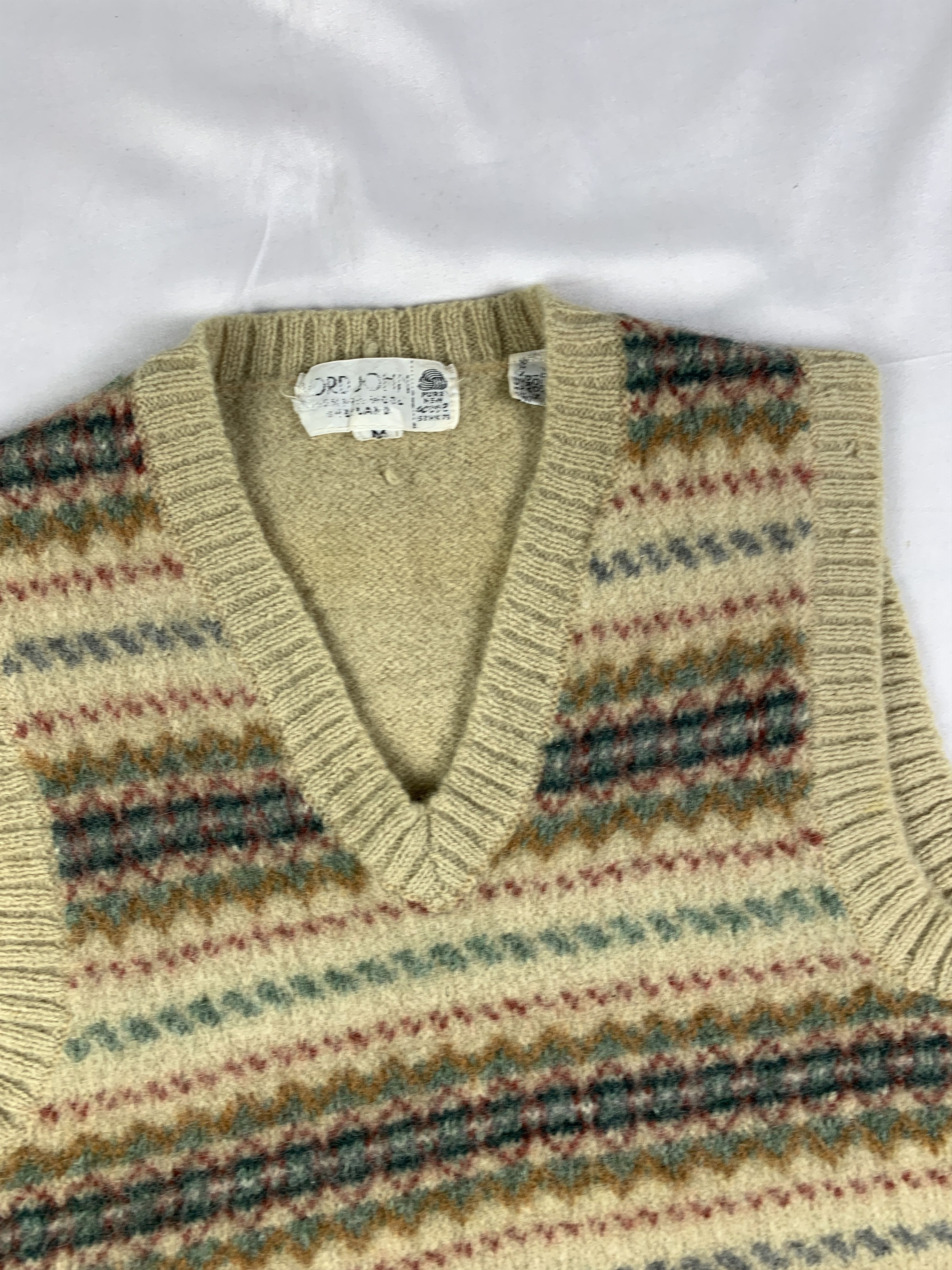 Japanese Brand 1990s Lord John Pure Wool Mohair Vest (S) Size S / US 4 / IT 40 - 6 Thumbnail