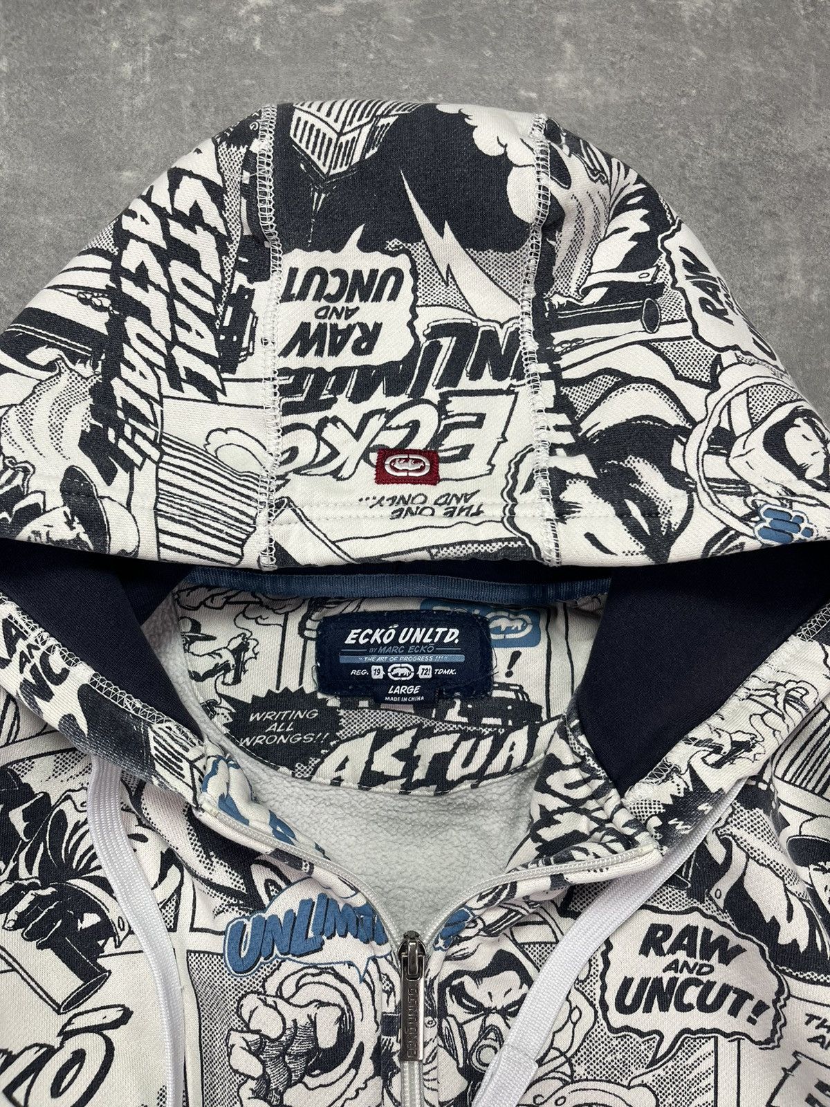 Ecko Unltd. Ecko Unltd. AOP Comic Book Baggy Zip Hoodie L XL Size US L / EU 52-54 / 3 - 8 Thumbnail
