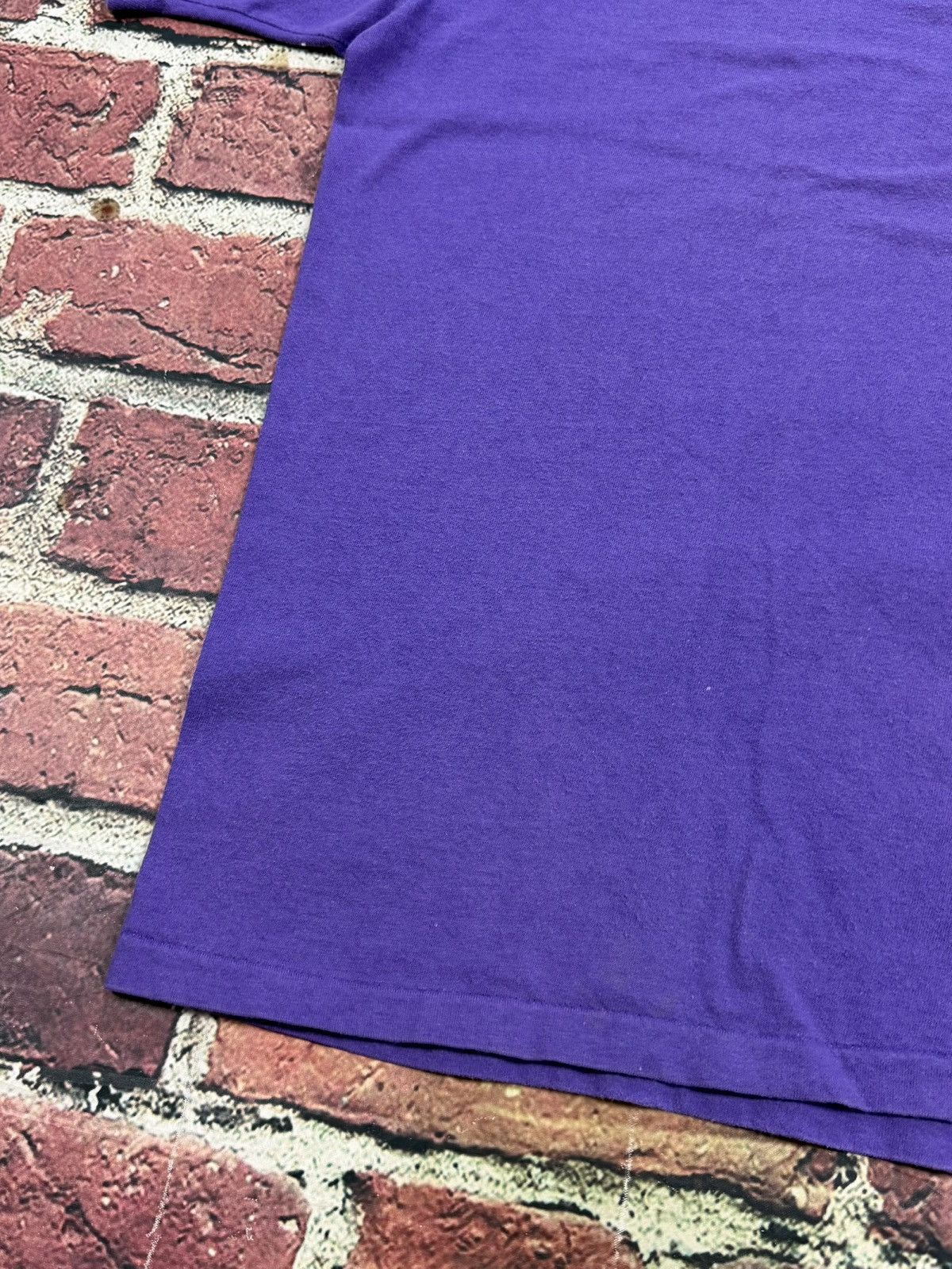 Hanes Vintage Hanes Beefy-T Blank T Shirt Purple Single Stitch 90s Size US XXL / EU 58 / 5 - 6 Thumbnail