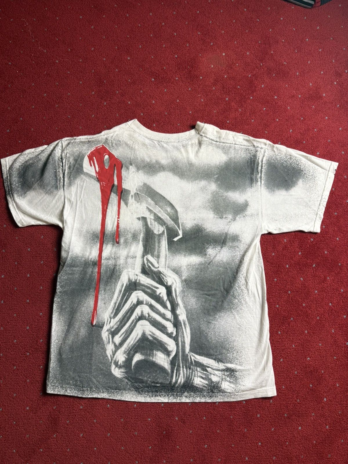 Vintage Vintage Iron Maiden All Over Print Tee Size US L / EU 52-54 / 3 - 3 Thumbnail