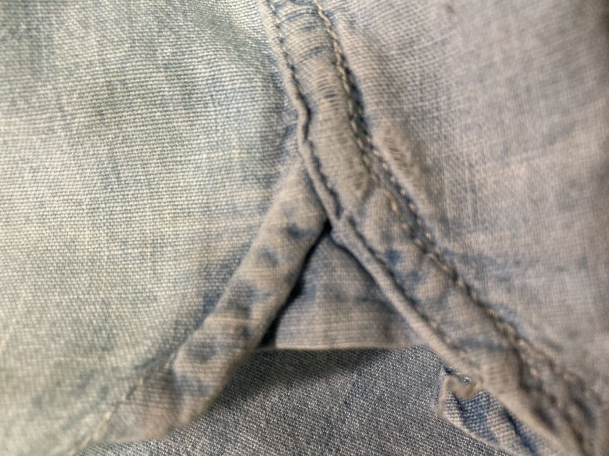 Designer × Vintage Vintage Chambray Ruff N Tuff Shirt Property Of Jah Size US L / EU 52-54 / 3 - 5 Thumbnail