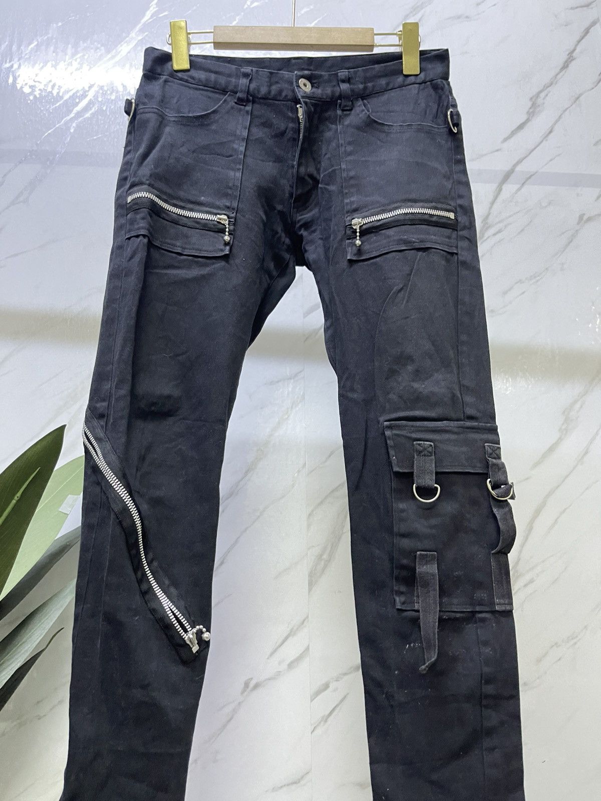 If Six Was Nine Jepanes Brand Chaos London Punk Bondage Pants Size US 28 / EU 44 - 2 Thumbnail