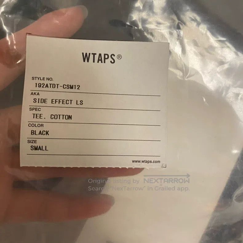 Wtaps Wtaps Long black T-shirt Size US S / EU 44-46 / 1 - 5 Thumbnail