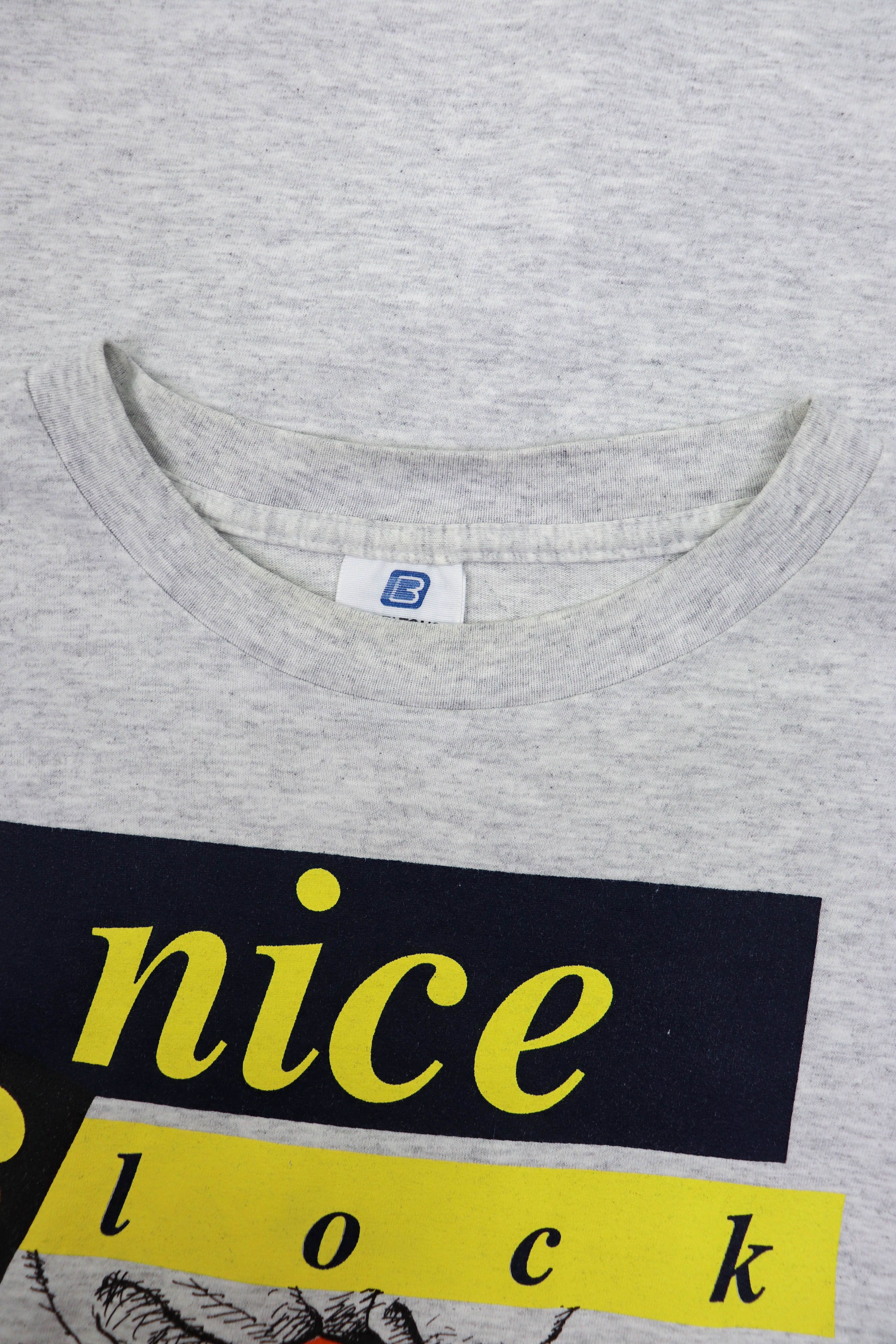 Vintage ©1992 Vintage 90s USA Nice Block Michigan Graphics T-shirt Size US XL / EU 56 / 4 - 12 Thumbnail