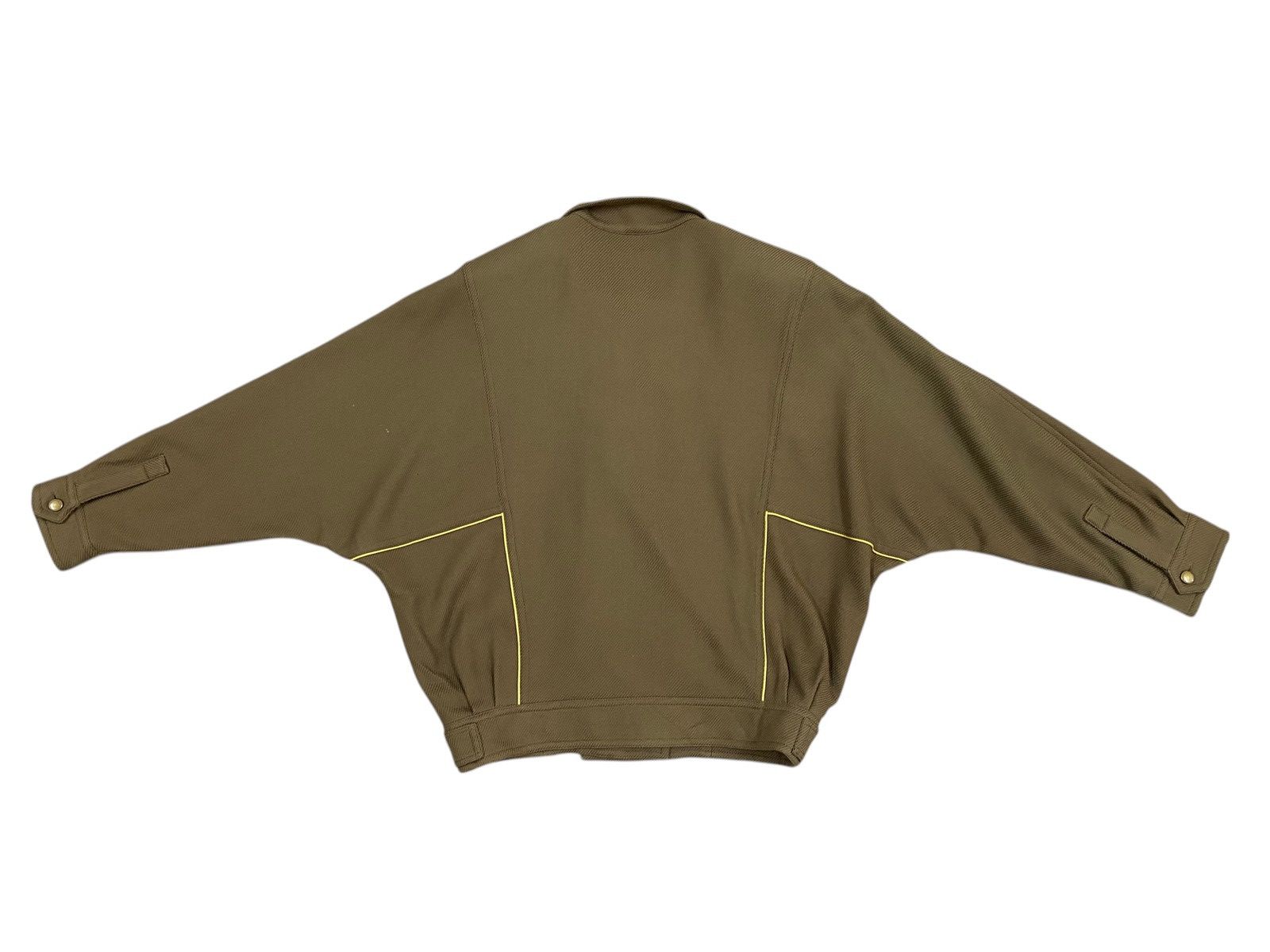 Issey Miyake Vintage Puzzle Japan Asymmetric Wool Moto Blouson Boxy Fit Size US L / EU 52-54 / 3 - 3 Thumbnail