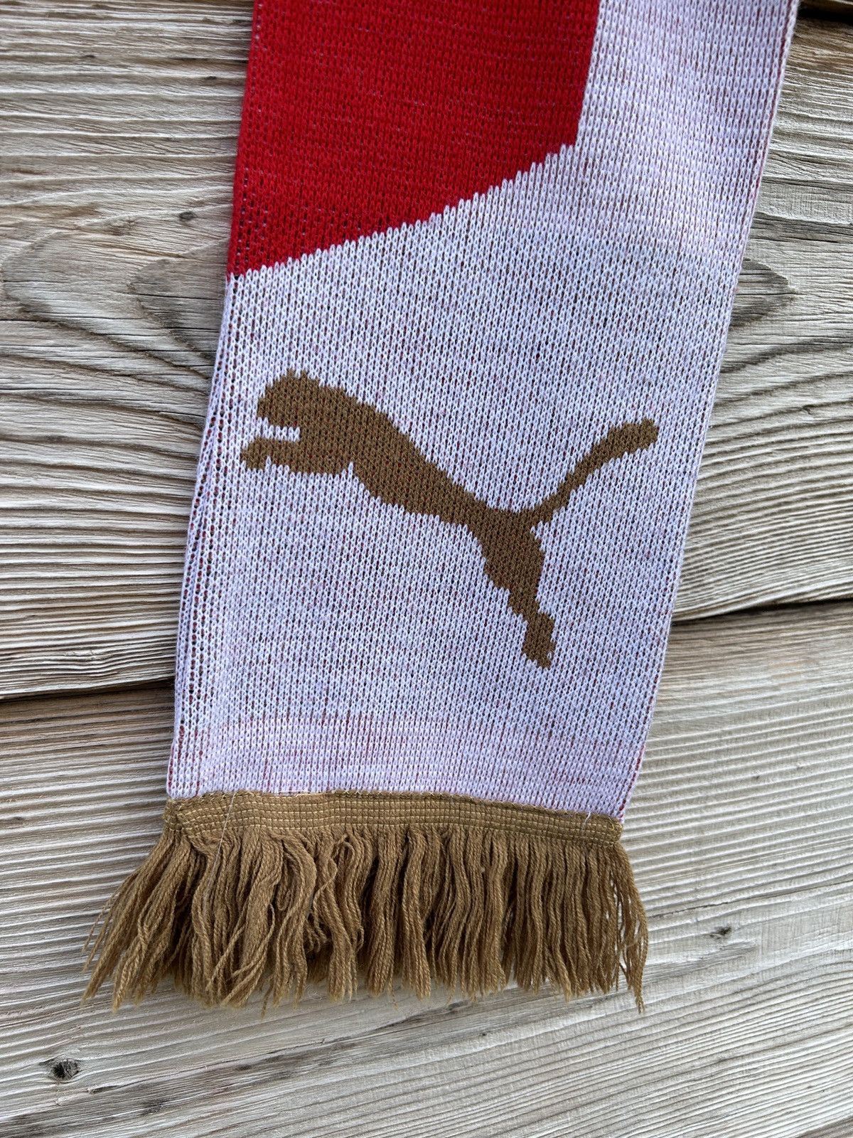 Puma Puma Arsenal Gunners Fanwear Striped Scarf Muffler Size ONE SIZE - 4 Thumbnail