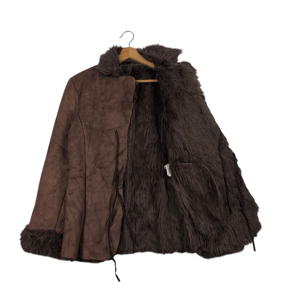 Japanese Brand Archive Style Brown Faux Shearling Jacket Issey Miyake Size US M / EU 48-50 / 2 - 12 Thumbnail
