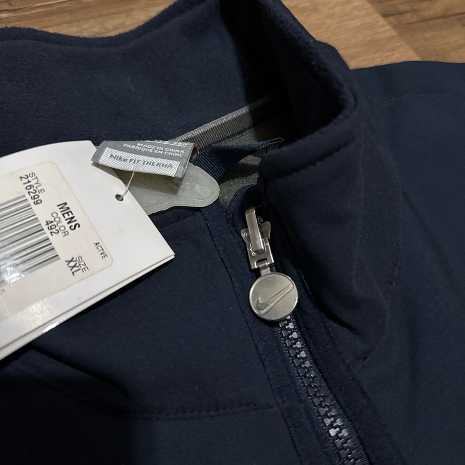 Nike 2007 Nike Fit Therma Zip Up Jacket Size US XXL / EU 58 / 5 - 9 Thumbnail