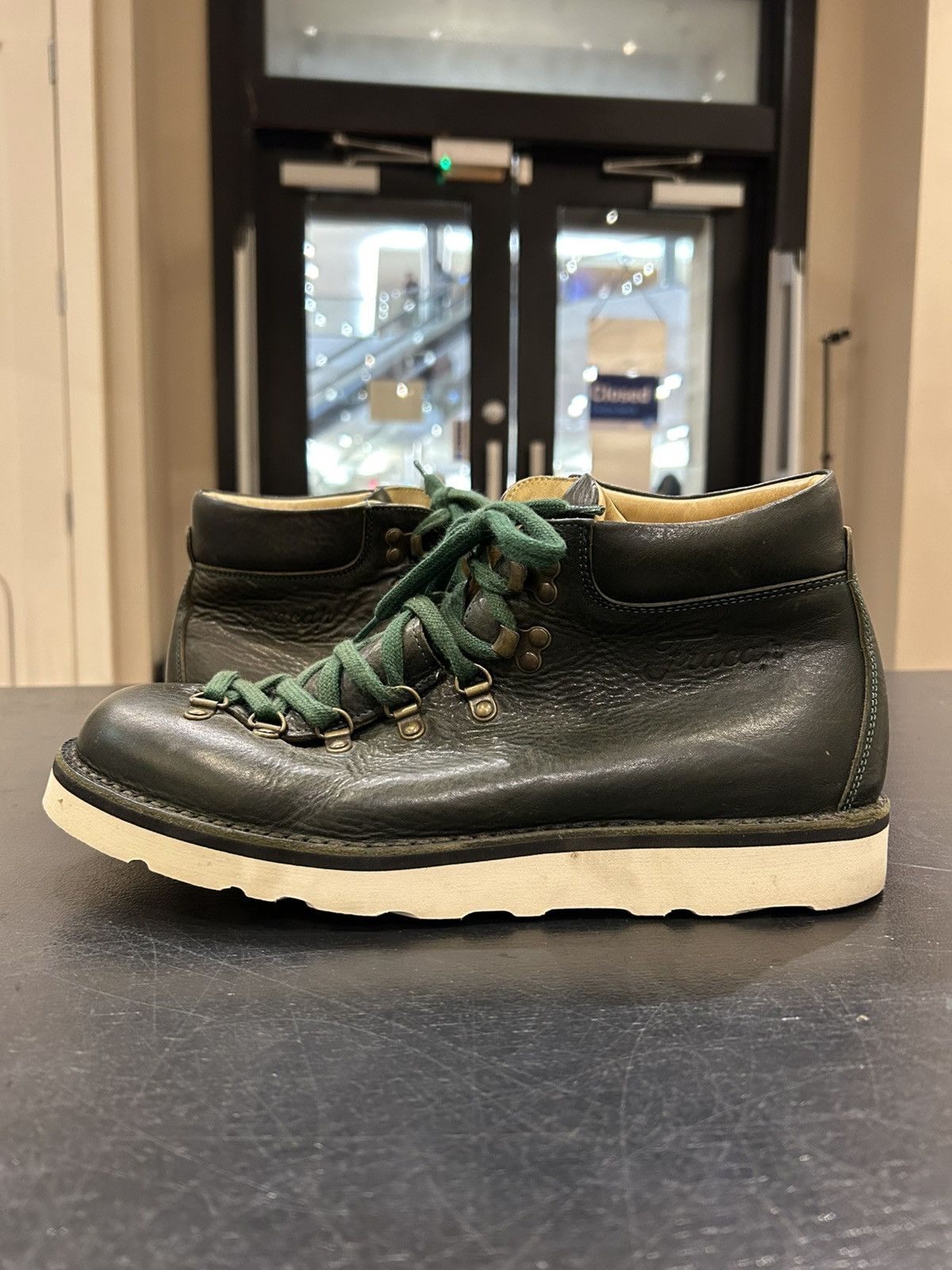 Fracap Fracap Magnifico Leather Hiking Boots - Green Size US 11 / EU 44 - 2 Thumbnail