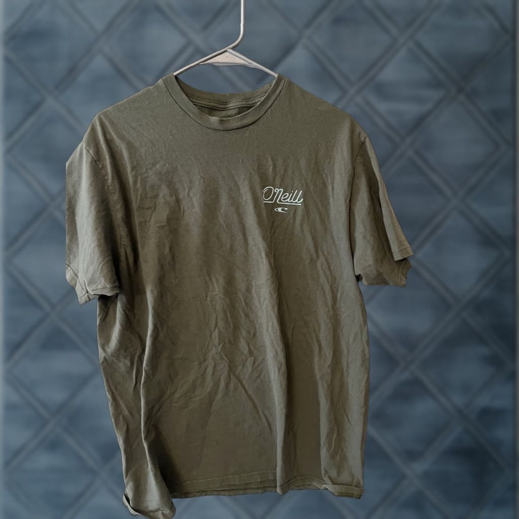 O'Neill O'Neill Mens Short Sleeve T-Shirt XL Green Graphic Modern Crew Neck California Aloha Theme Shirts Mens XL Green Graphics Modern Tee Satin? Size US XL / EU 56 / 4 - 1 Thumbnail