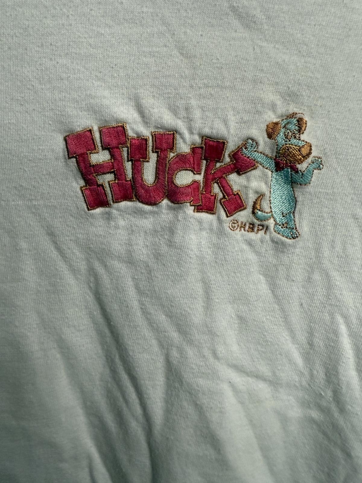 Designer VTG Huckleberry Hound T-shirt Embroidered Huck Tee - Size US XL / EU 56 / 4 - 2 Thumbnail