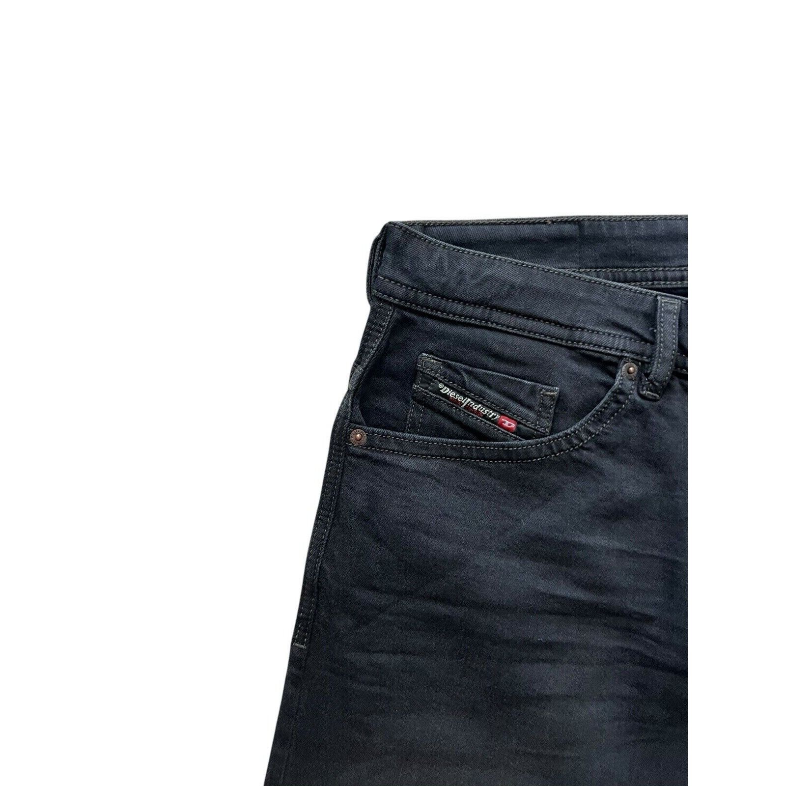 Diesel Diesel Mens Thommer Slim Fit Jeans RM064 Black Size 36/32 Size US 36 / EU 52 - 3 Thumbnail