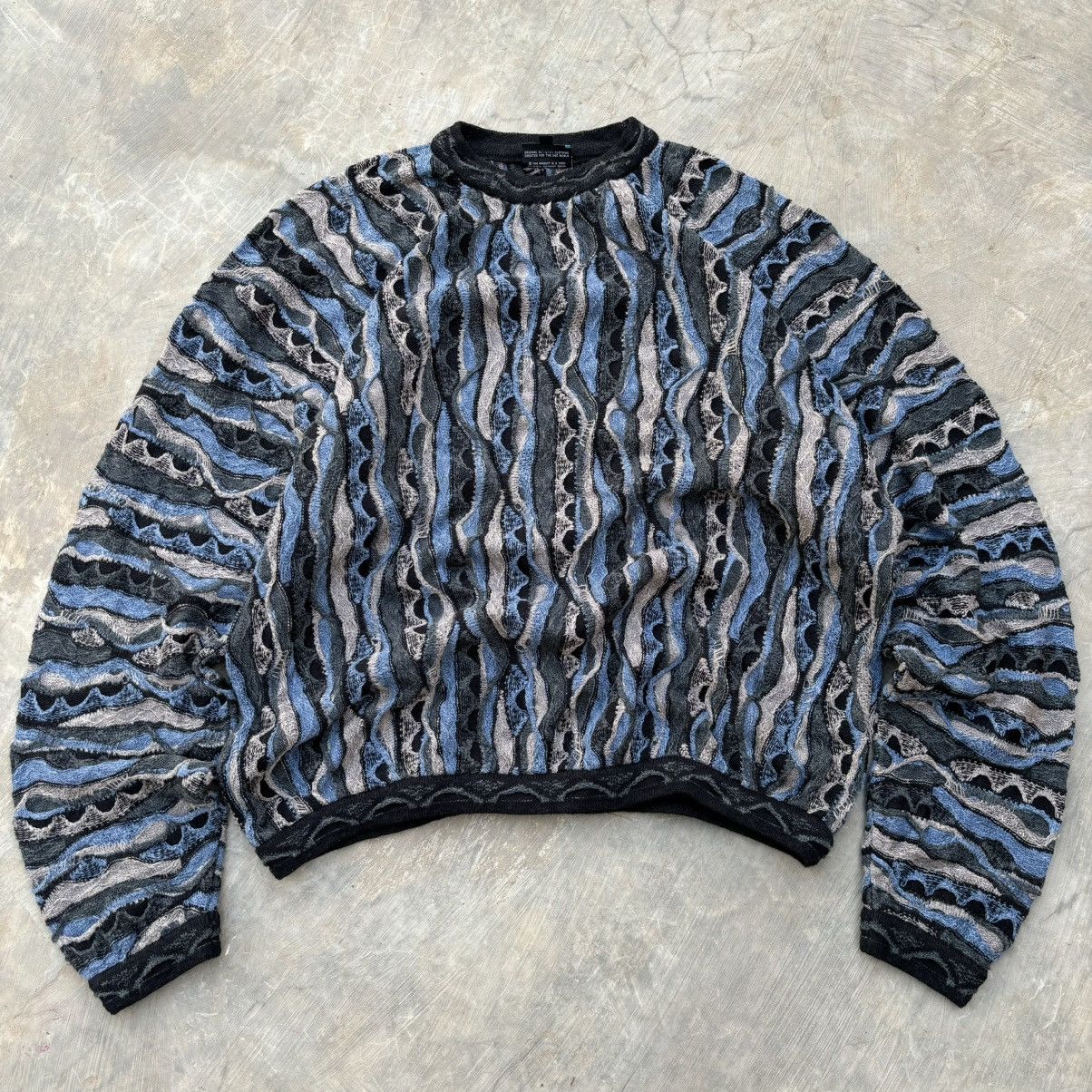 Coogi Crazy Vintage 90s Coogi 3D Knit Sweater Size US XXL / EU 58 / 5 - 1 Thumbnail