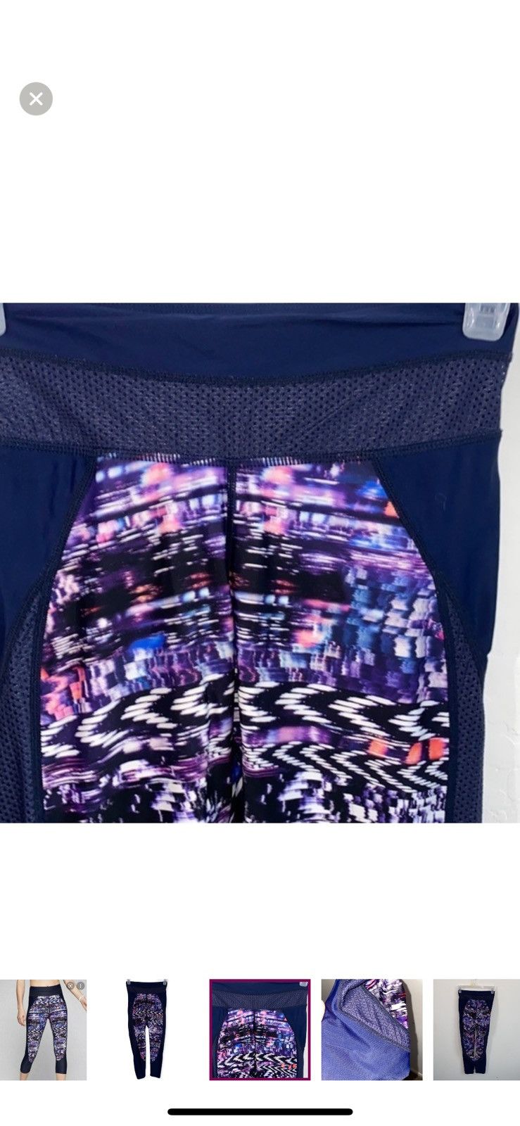 Athleta Athleta XS colorblock trissential swim capri leggings Size 26" / US 2 / IT 38 - 2 Thumbnail