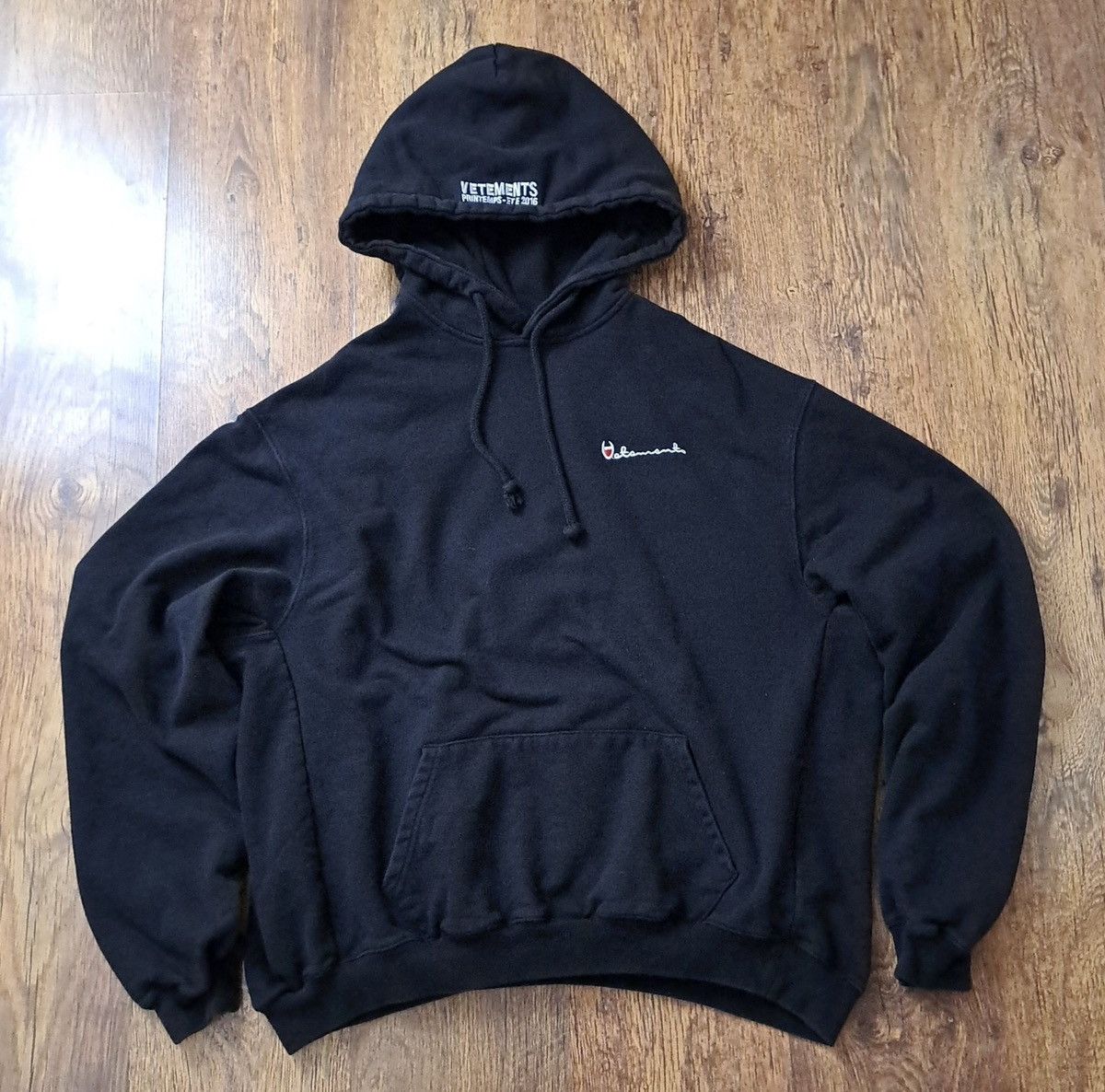 Vetements Champion Hoodie | Grailed