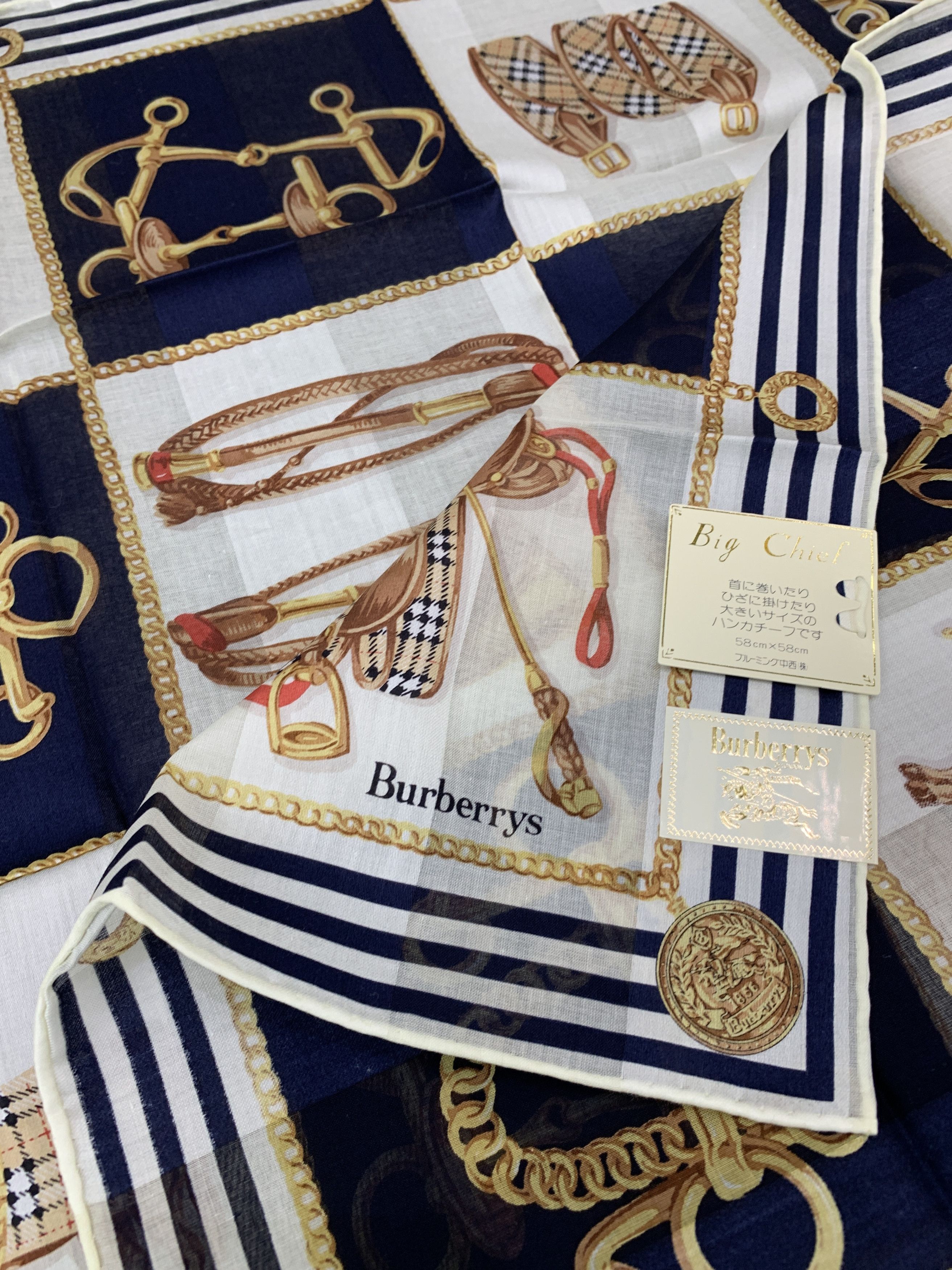 Burberry Burberrys Handkerchief / Neckerchief HKA1023 Size ONE SIZE - 5 Thumbnail
