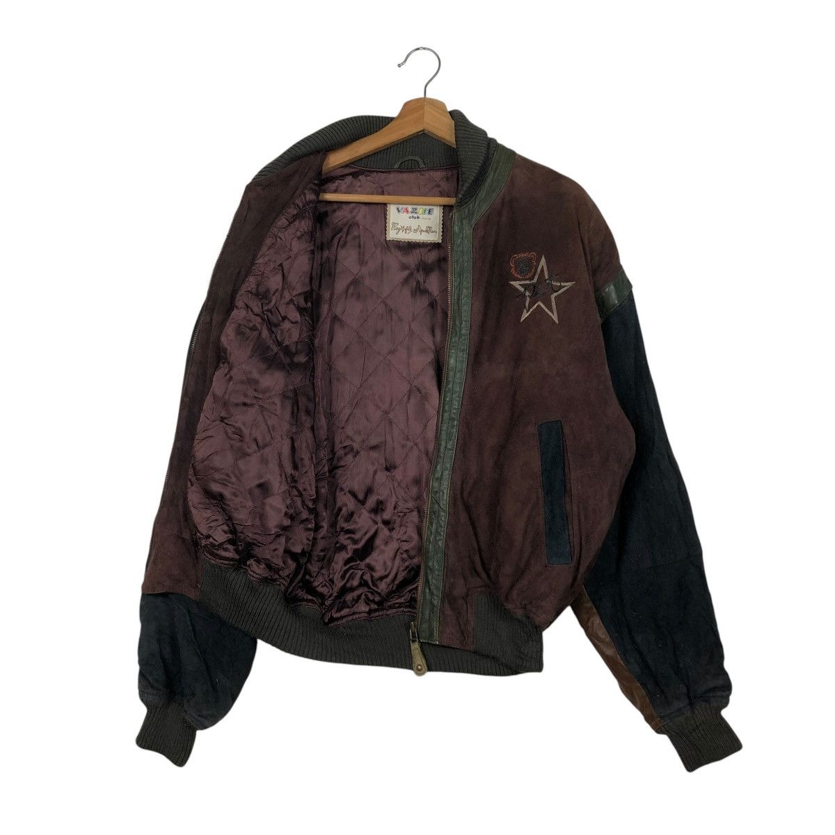 Japanese Brand 🔥VINTAGE BOMBER JACKET CARTOON VAZIIE ISSEY MIYAKE BIG LOGO Size US M / EU 48-50 / 2 - 13 Thumbnail