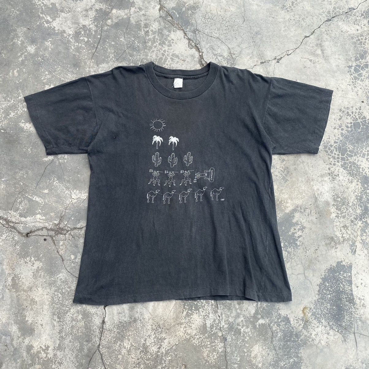 Vintage 90s Satanic lightweight tee B007 Size US M / EU 48-50 / 2 - 1 Thumbnail