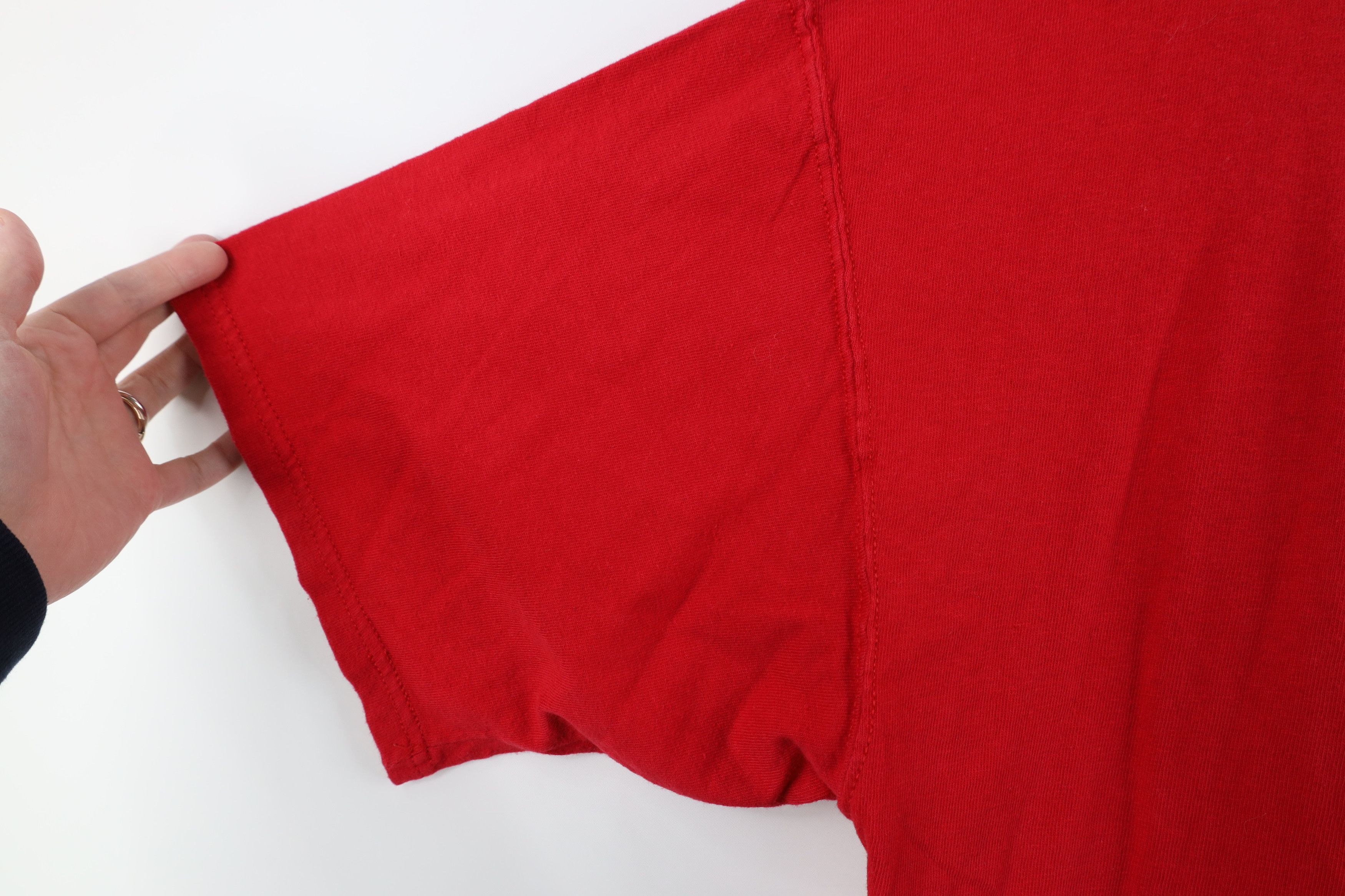 Champion × Vintage Vintage 90s Champion Jersey Short Sleeve T-Shirt Red Cotton Size US XL / EU 56 / 4 - 8 Thumbnail