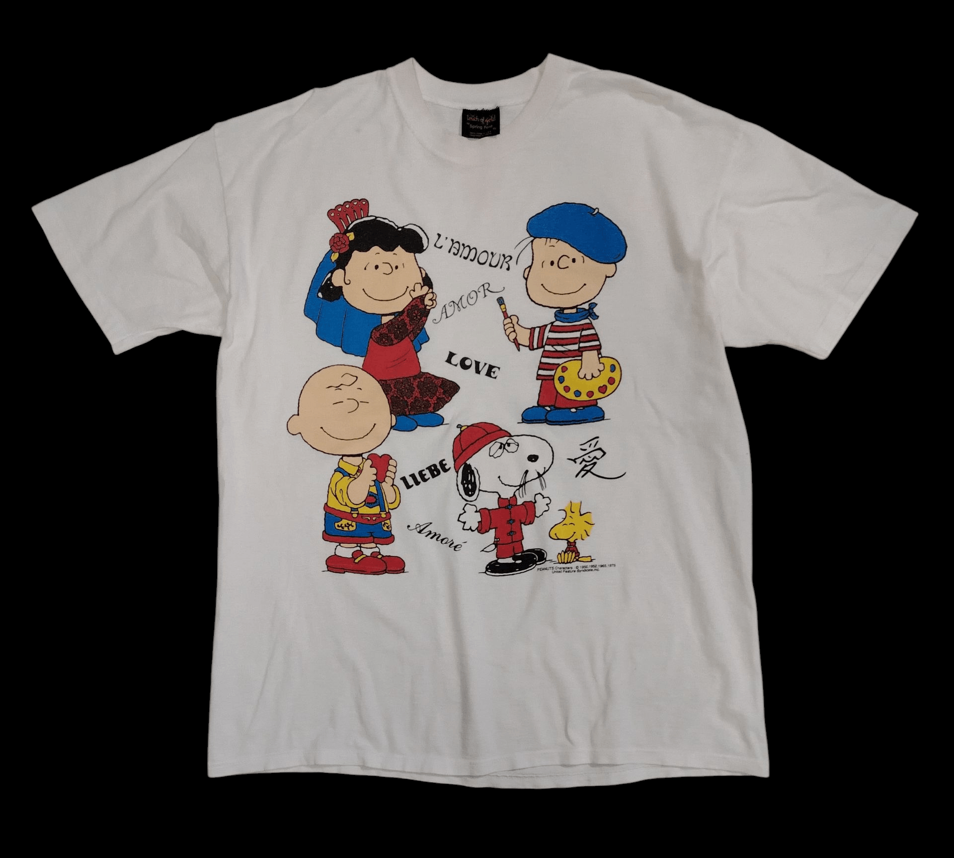 Cartoon Network Vintage Peanuts,Snoopy, Charlie Brown, Lucy, Linus t shirt Size US XL / EU 56 / 4 - 1 Thumbnail