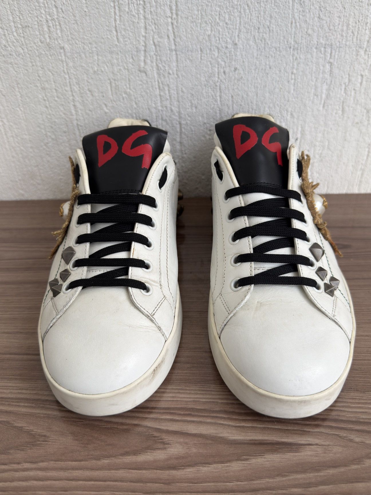 Dolce & Gabbana Portofino embellished studded sneaker Size US 9.5 / EU 42-43 - 7 Thumbnail