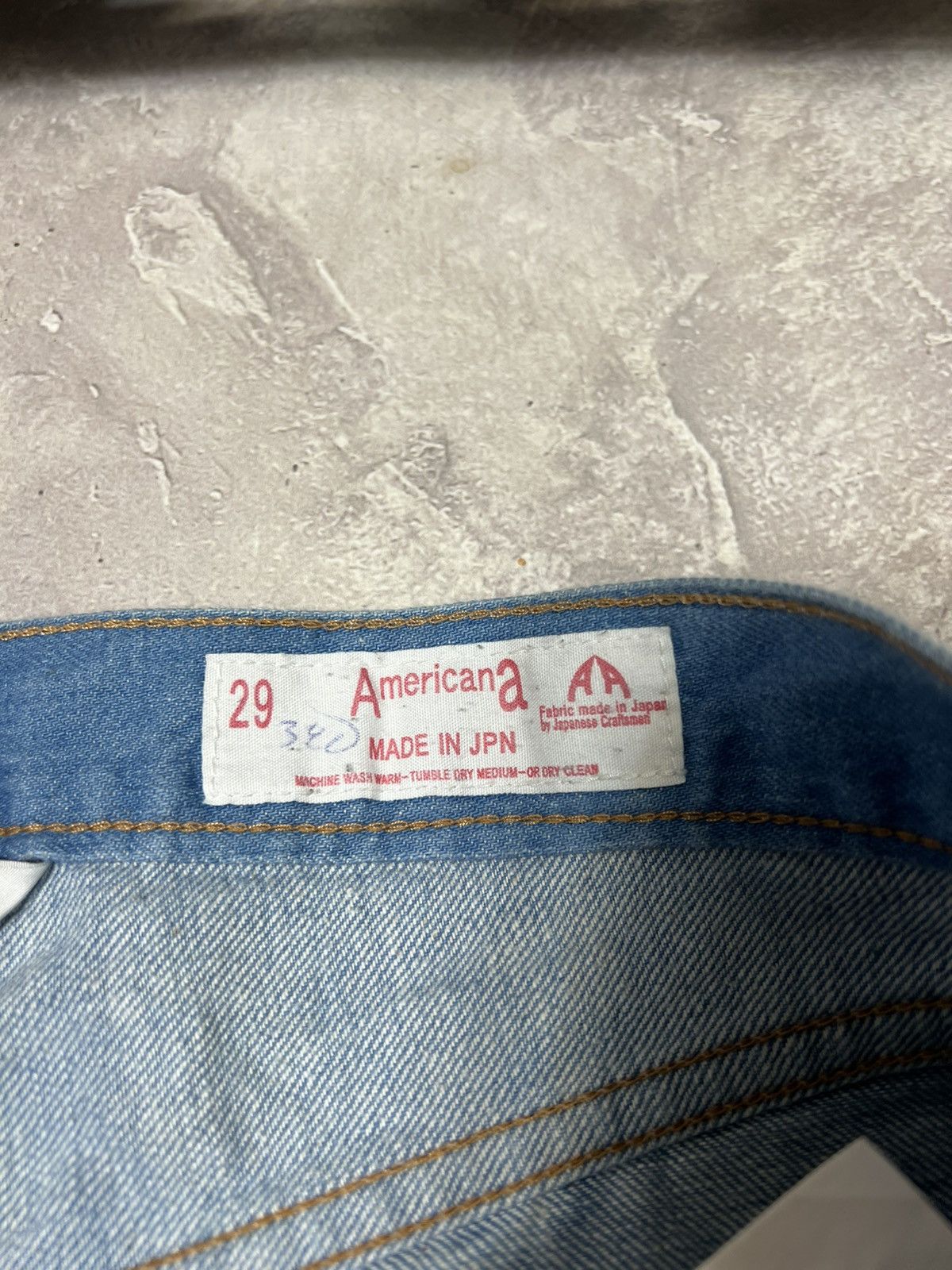 Vintage Vintage Japanese Brand Americana Blue Jeans Size 30" / US 8 / IT 44 - 10 Thumbnail