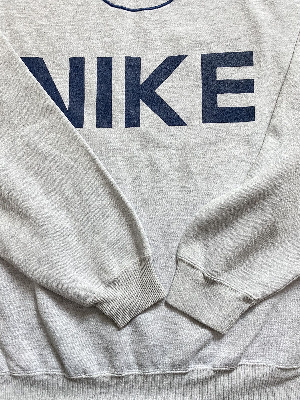 Nike × Vintage Vintage Nike Spell Out 90s Sweatshirt Crewneck Sweater Size US L / EU 52-54 / 3 - 6 Thumbnail