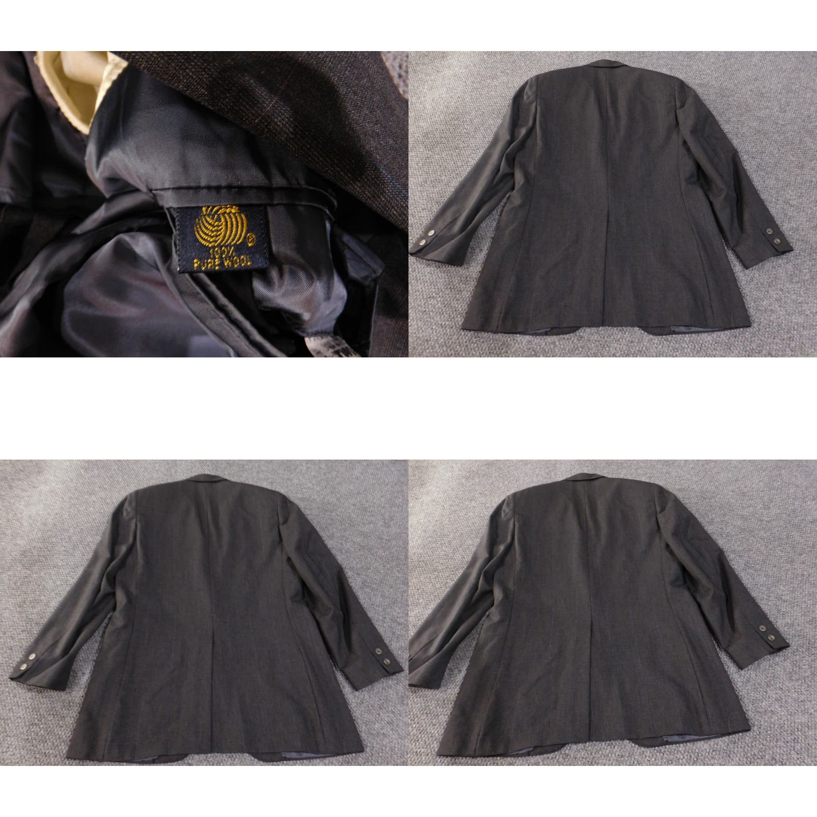 Brooks Brothers Brooks Brothers Blazer Mens 42 Long Gray Wool Lined Pinstripe 2 Piece Made in USA Size 42R - 9 Thumbnail