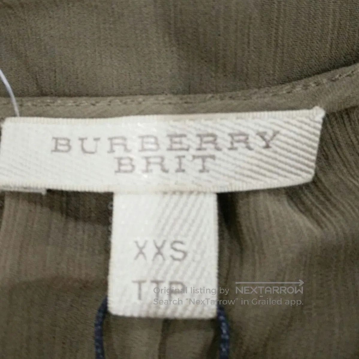 Burberry Burberry Silk Cami Top in XXS Size . Size US XXS / EU 40 - 4 Thumbnail