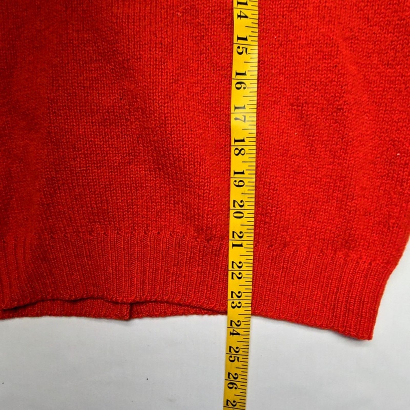 Talbots Vintage Talbots Red Wool Cardigan Button Front Womens M Size M / US 6-8 / IT 42-44 - 12 Thumbnail