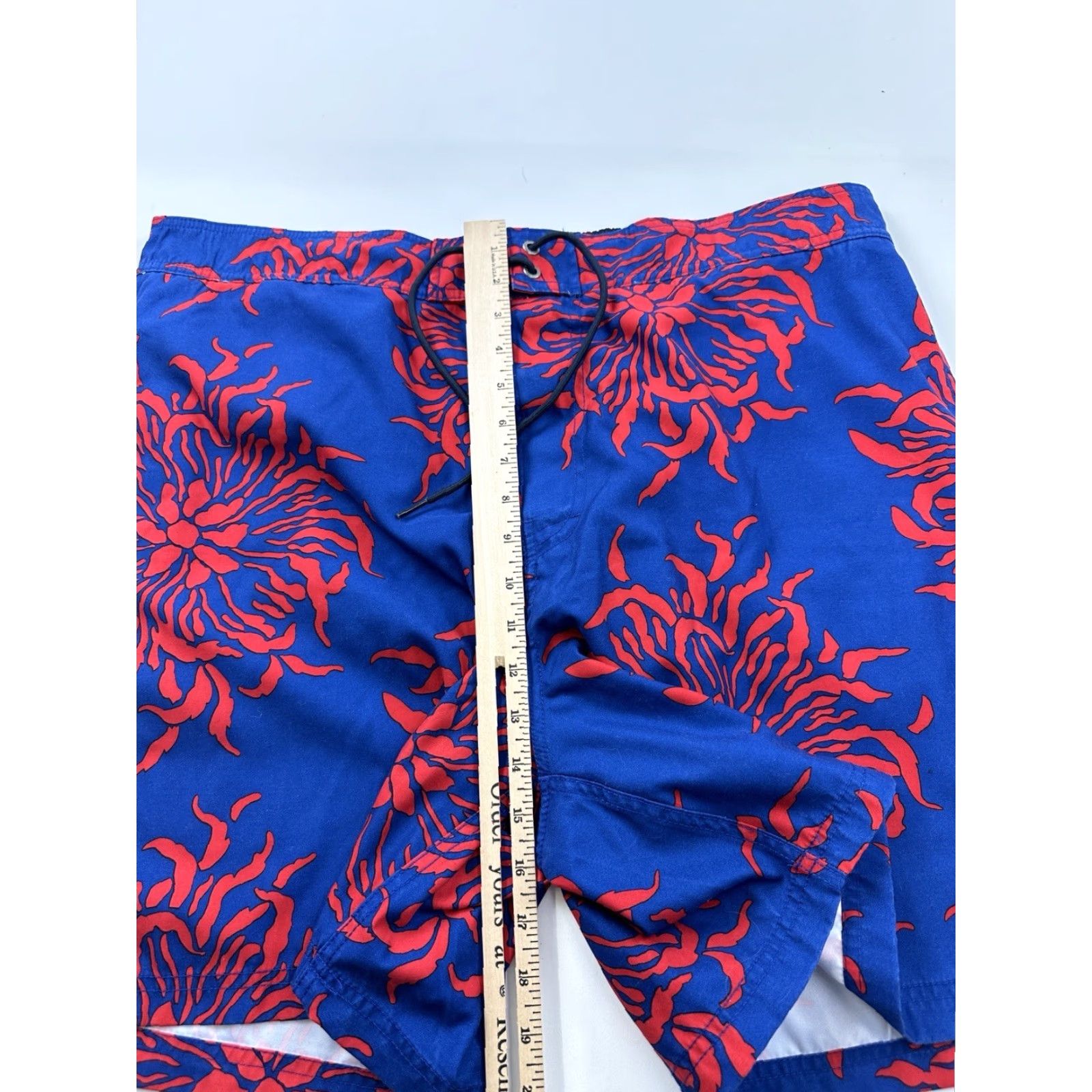Nautica Nautica Swim Shorts Men’s 2XL Blue Floral Tropical Print Trunks Size US 39 - 6 Thumbnail