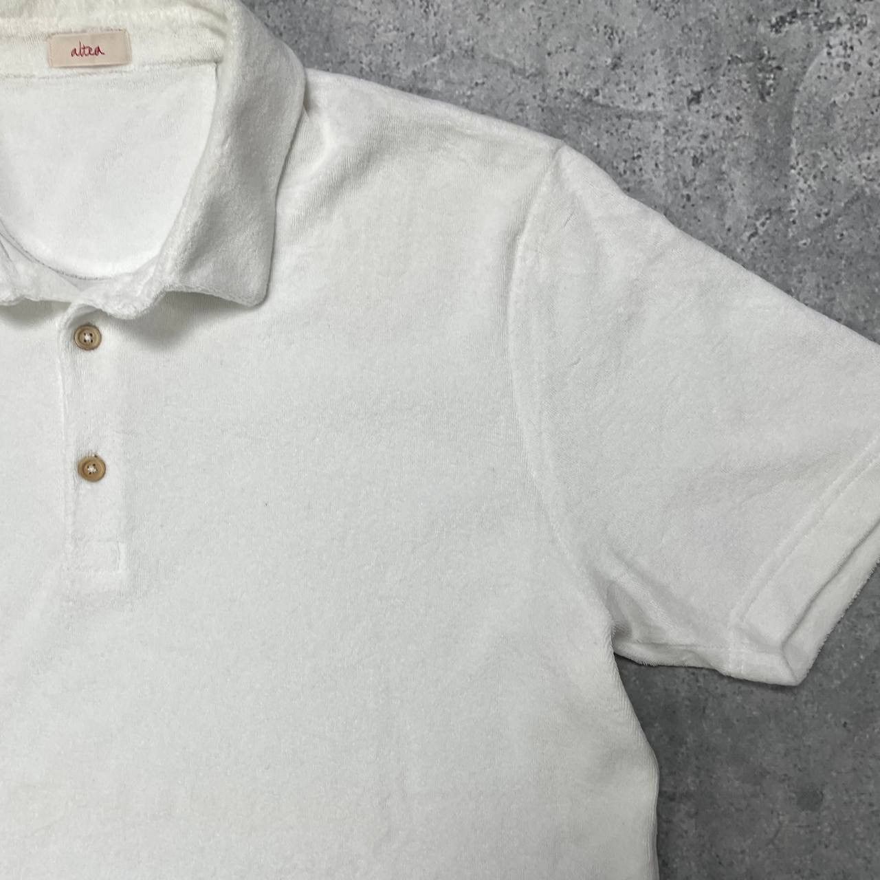 Altea Altea Terry Towelling Polo Shirt White Size L Size US L / EU 52-54 / 3 - 9 Thumbnail