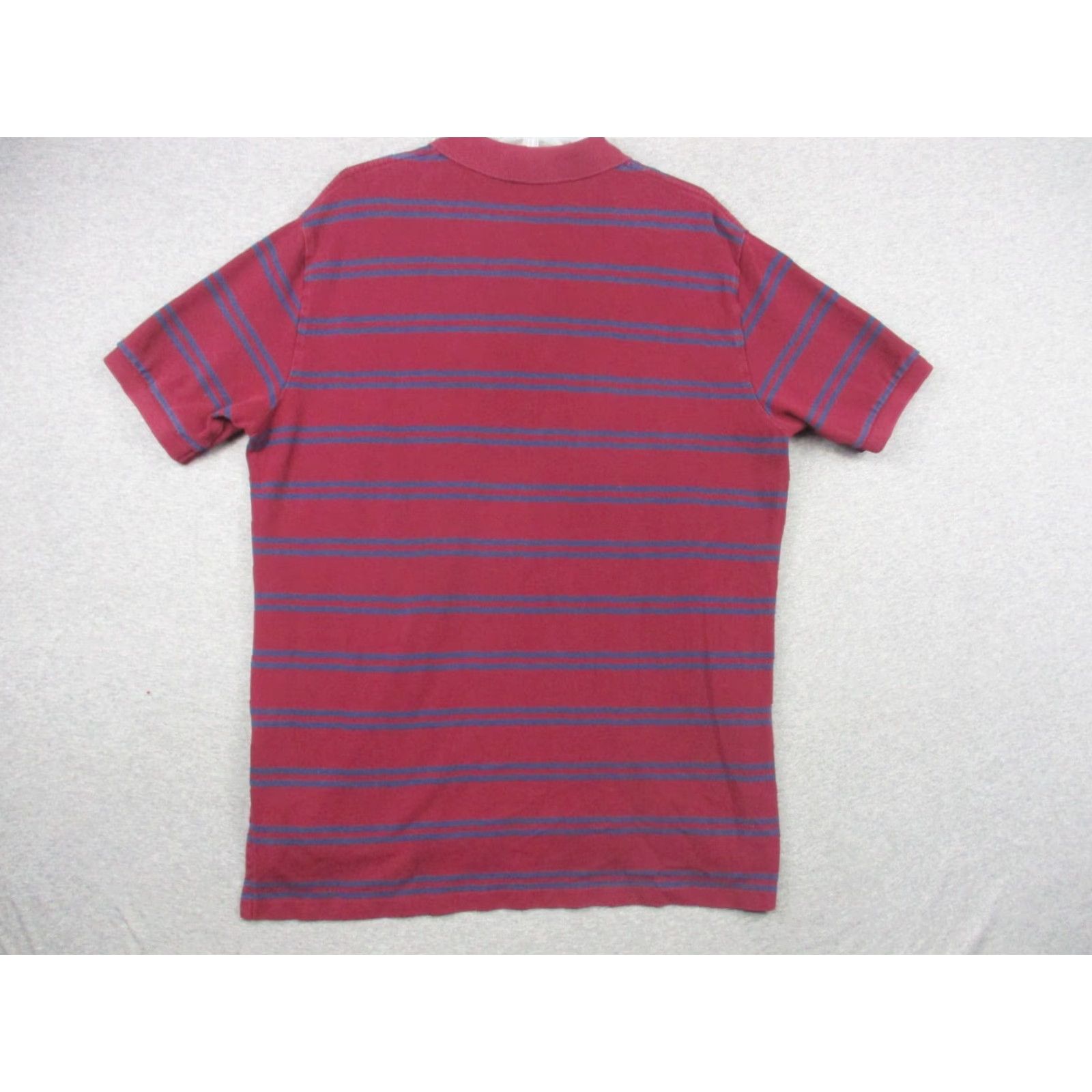Ralph Lauren Polo Ralph Lauren Shirt XL Maroon Stripe Pony Short Sleeve - Men, Polo, Red, Striped, 100% Cotton Size US XL / EU 56 / 4 - 5 Thumbnail