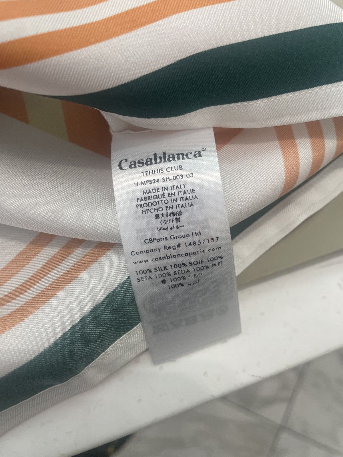 Casablanca Casablanca Court Abstrait Silk Cuban Collar Shirt Size L Size US L / EU 52-54 / 3 - 3 Thumbnail