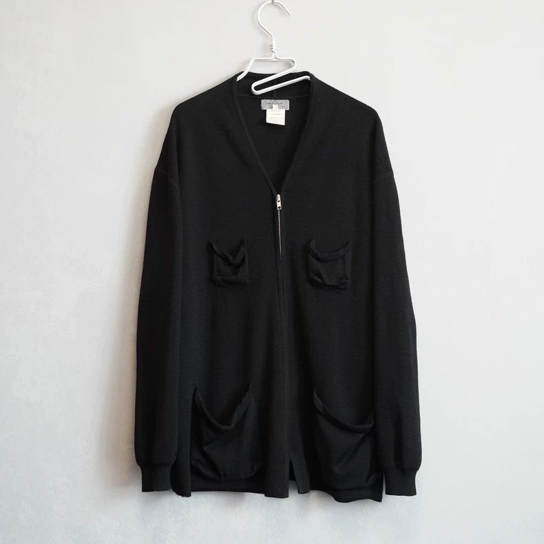 Yohji Yamamoto Yohji Yamamoto 90AW zip-up wool four-pocket cardigan-2505 Size US M / EU 48-50 / 2 - 2 Thumbnail