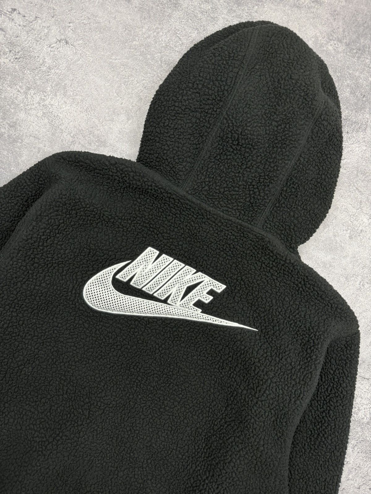 Nike Nike Sherpa Fleece Hoodie Ninja Anorak Jacket Size US XL / EU 56 / 4 - 14 Thumbnail