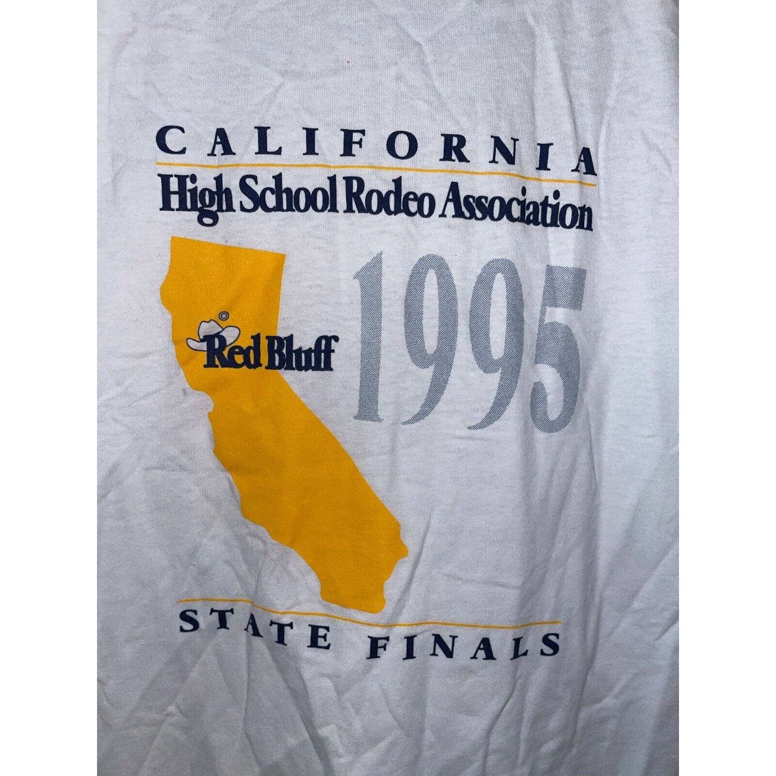 Jerzees Vintage Rodeo Shirt California Assc State Finals Tee 1995 Size US L / EU 52-54 / 3 - 2 Thumbnail