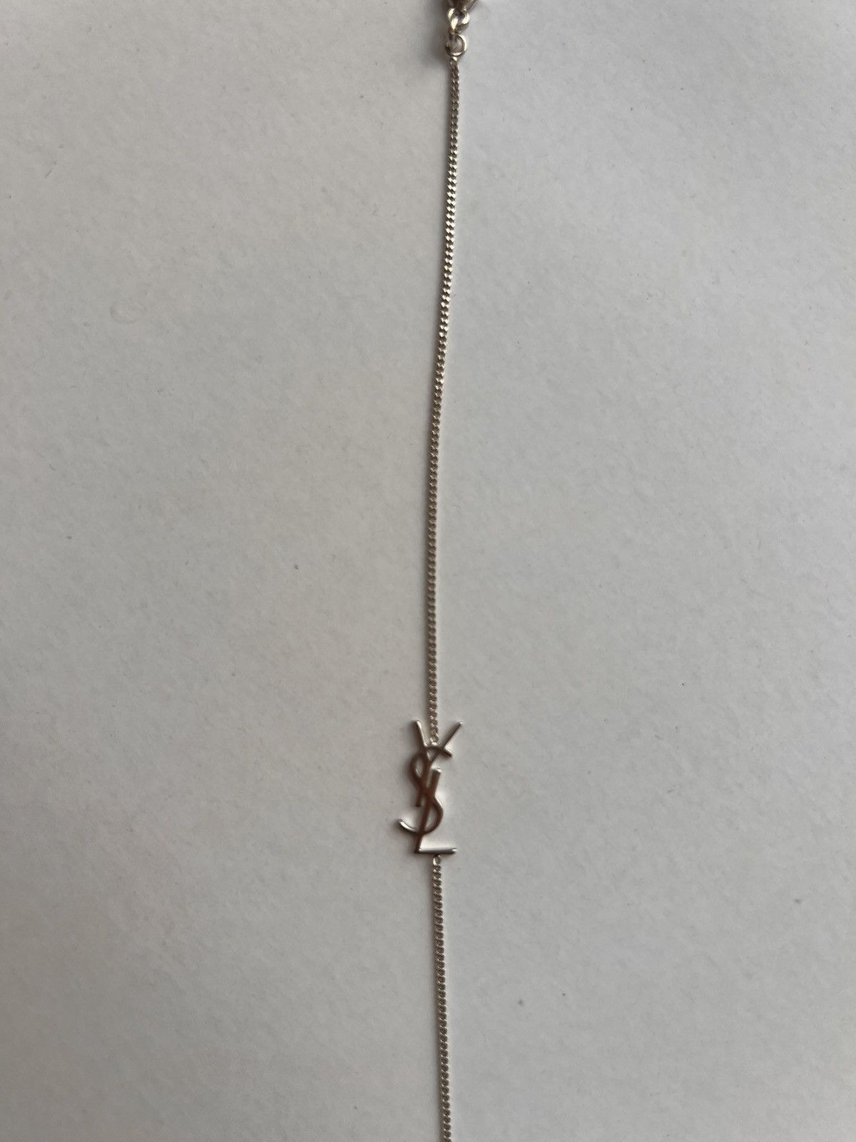 Yves Saint Laurent Saint Laurent Cassandre Charm Bracelet – Palladium YSL logo Size ONE SIZE - 12 Thumbnail
