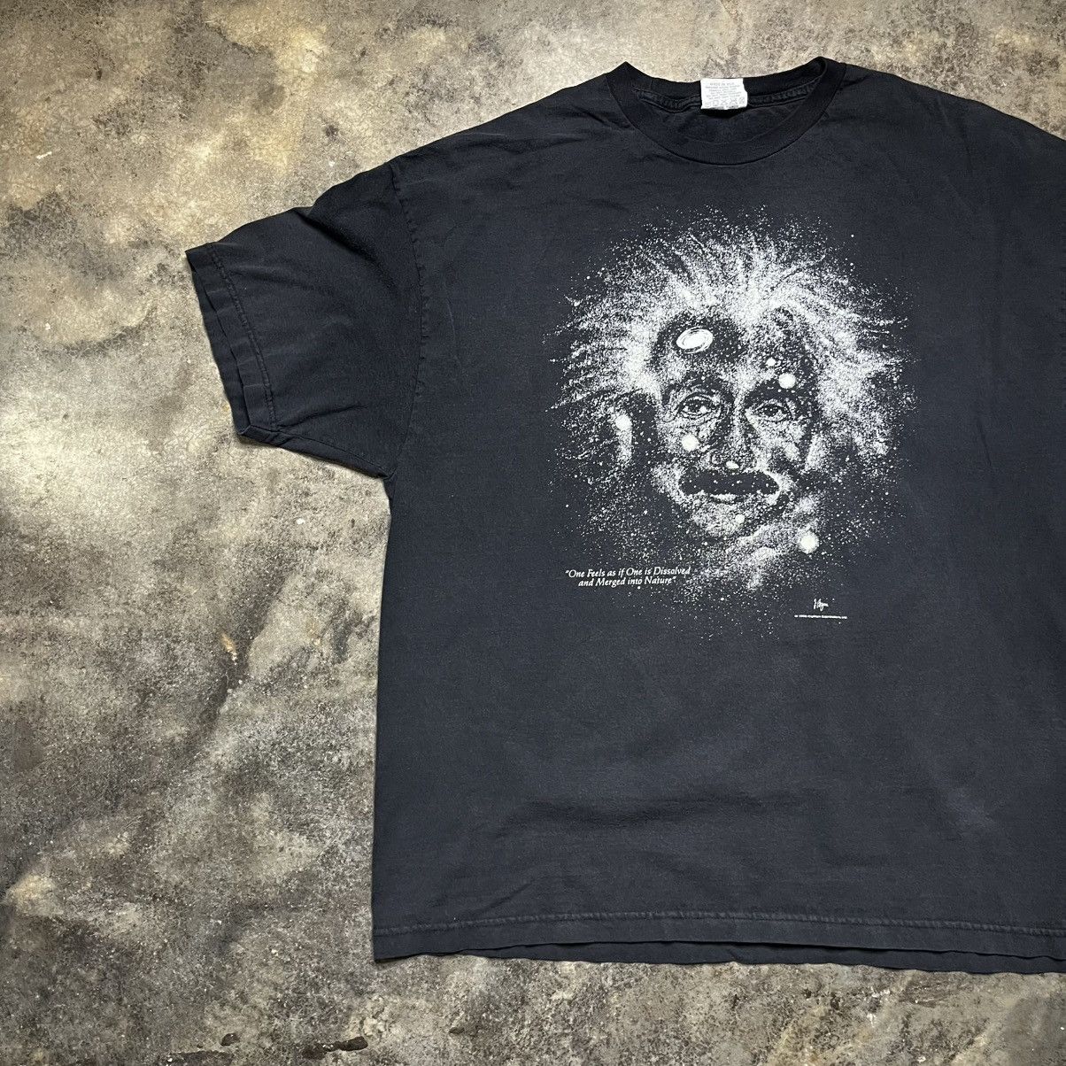 Vintage vintage Albert Einstein Justin Bieber baggy T-shirt Size US XXL / EU 58 / 5 - 3 Thumbnail