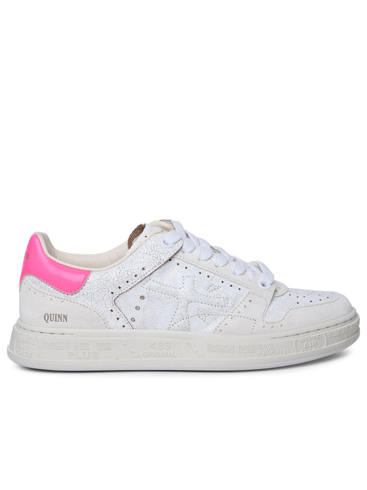 image of Premiata 'quinnd' White Leather Sneakers, Women's (Size 10)