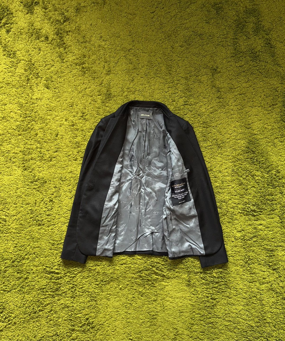 Zadig & Voltaire Zadig & Voltaire iconic ROCK rhinestones logo blazer jacket Size XS / US 0-2 / IT 36-38 - 4 Thumbnail