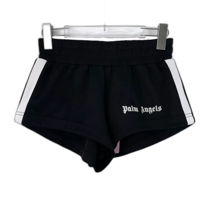 Palm Angels Black Logo Print Casual Shorts by Palm Angels Size US 30 / EU 46 - 1 Thumbnail