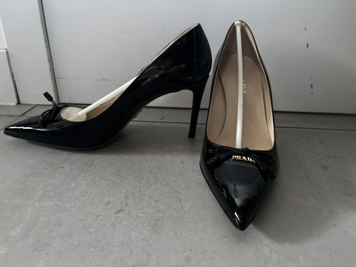 Prada Prada Black Patent Leather Pumps - Brandnew condition Size US 7.5 / IT 37.5 - 4 Thumbnail