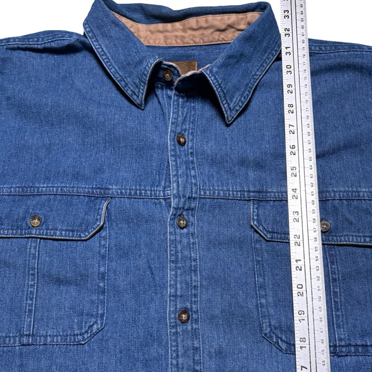 Faded Glory Vintage Faded Glory Authentics Denim Button Up Shirt 3XL Size US XXL / EU 58 / 5 - 5 Thumbnail